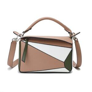 TIFFANY & FRED PARIS SMOOTH LEATHER PUZZLE CROSSBODY SHOULDER BAG